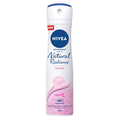 نيفيا بخاخ مزيل عرق للنساء إشراقة طبيعية (150ml)