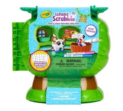 Crayola Scribble Scrubbie Pets Coloring Kit – Safari Treehouse