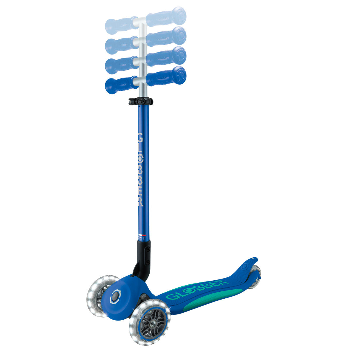 Globber - ELITE LIGHTS Scooter - Navy Blue
