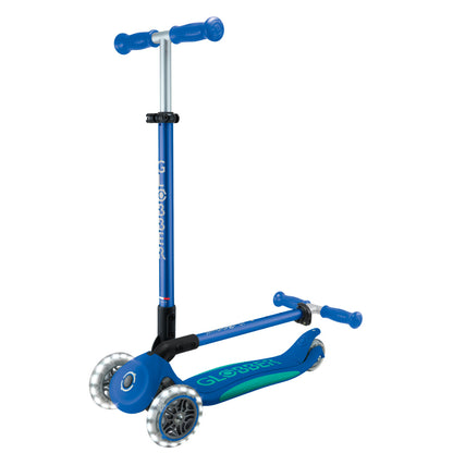 Globber - ELITE LIGHTS Scooter - Navy Blue