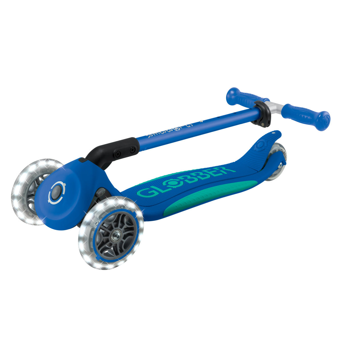 Globber - ELITE LIGHTS Scooter - Navy Blue