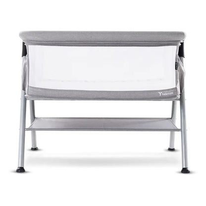 Teknum Fellow 2 Twin Bedside Crib Bassinet – Grey