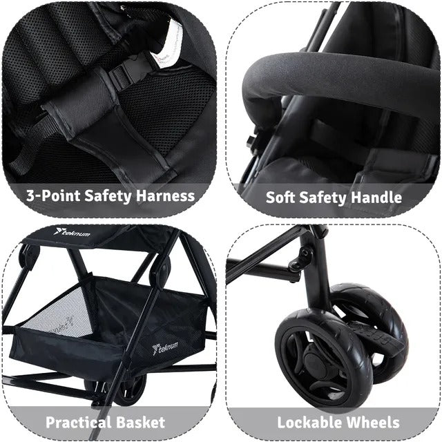 Teknum Eco Lite Stroller – Black