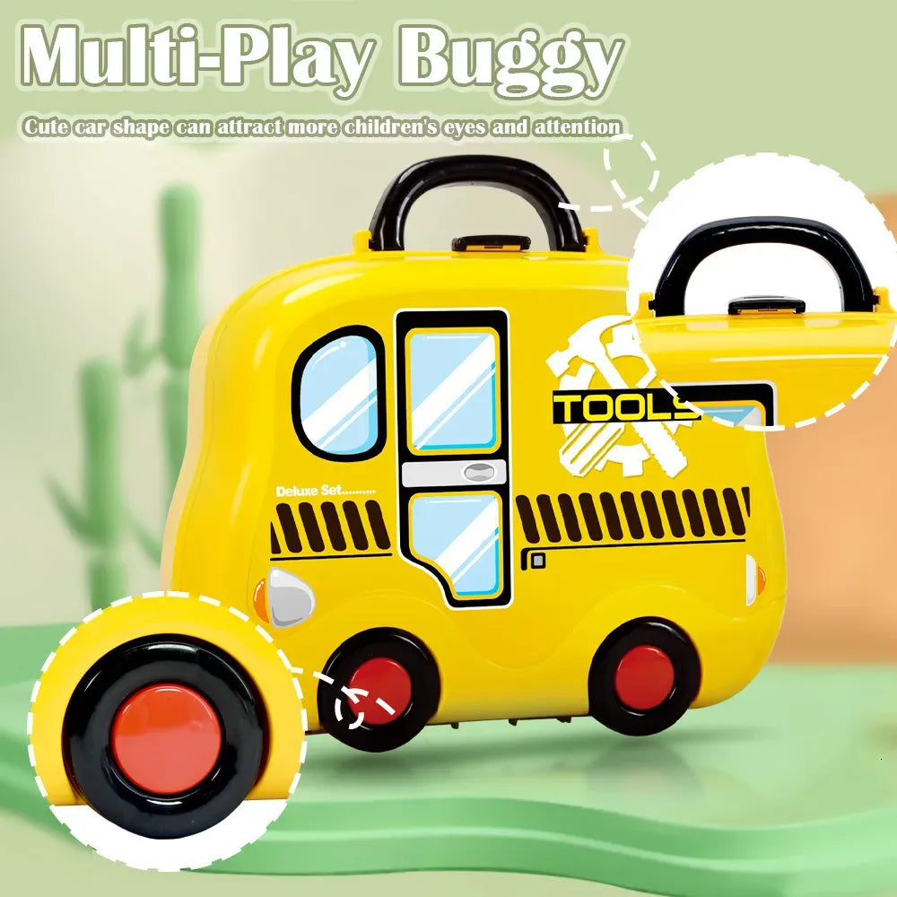 Deluxe Tool In Car Shape Suitcase