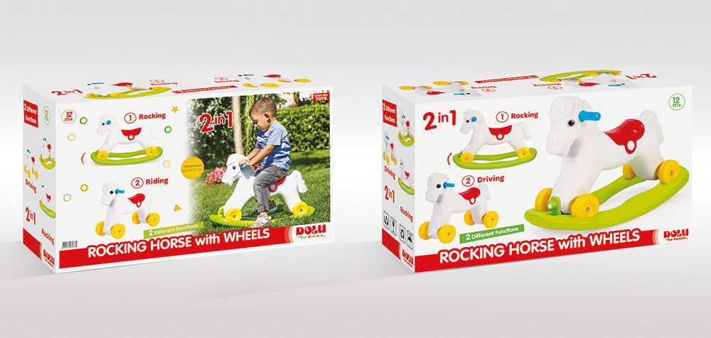 Dolu Rocking Horse With Wheels