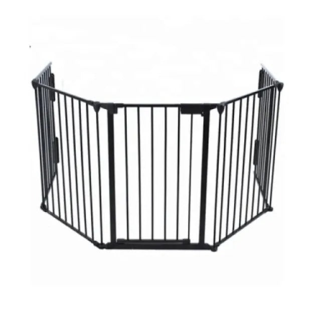 Baby Safe Convertible Playpen With Mat – Grey