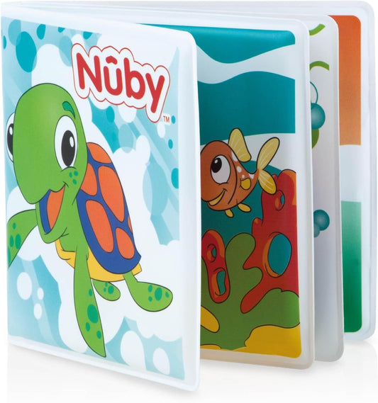كتب ألعاب استحمام Nuby مقاومة للماء للأطفال