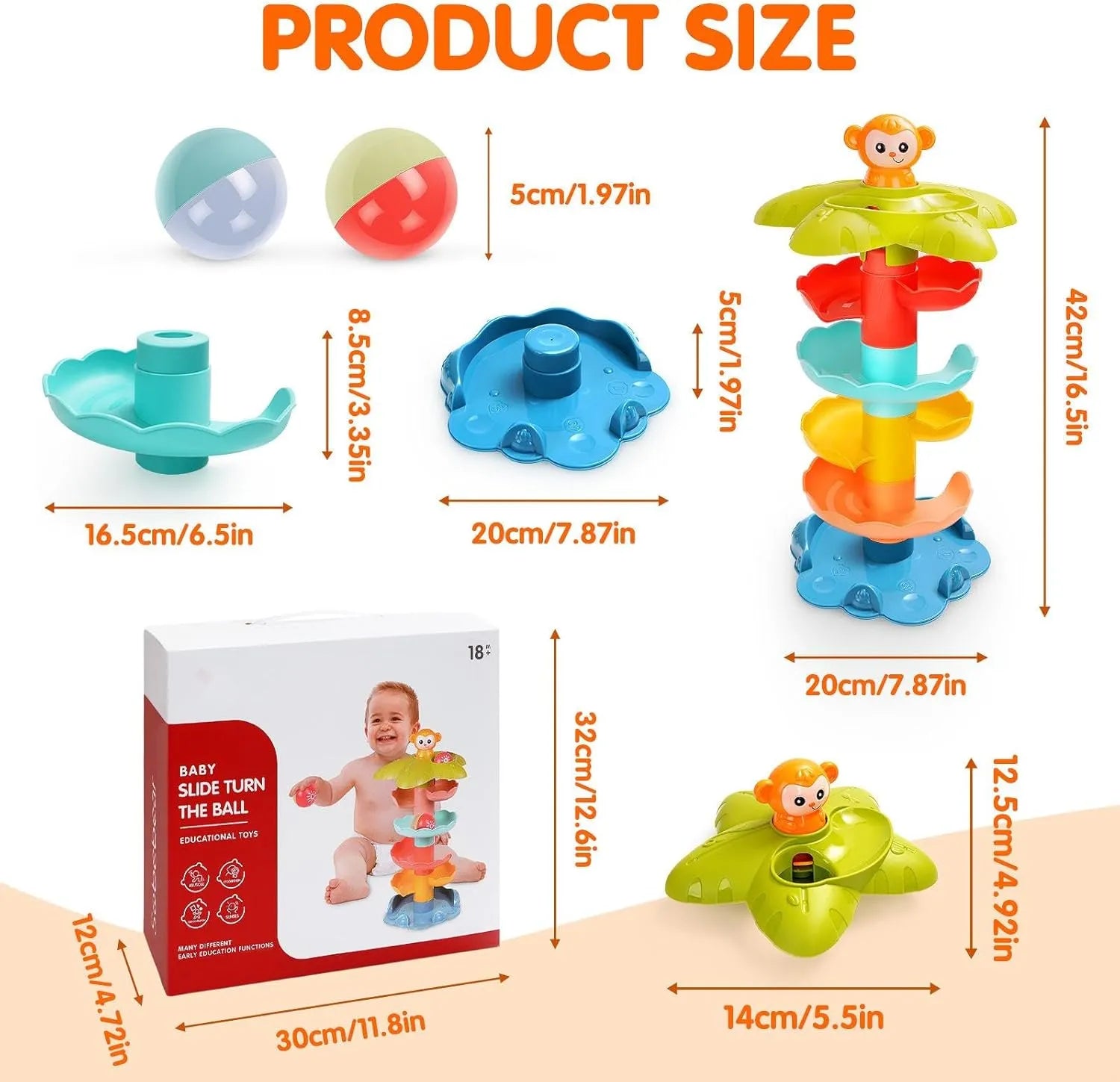 Sobibear Baby Slide Turn the Ball