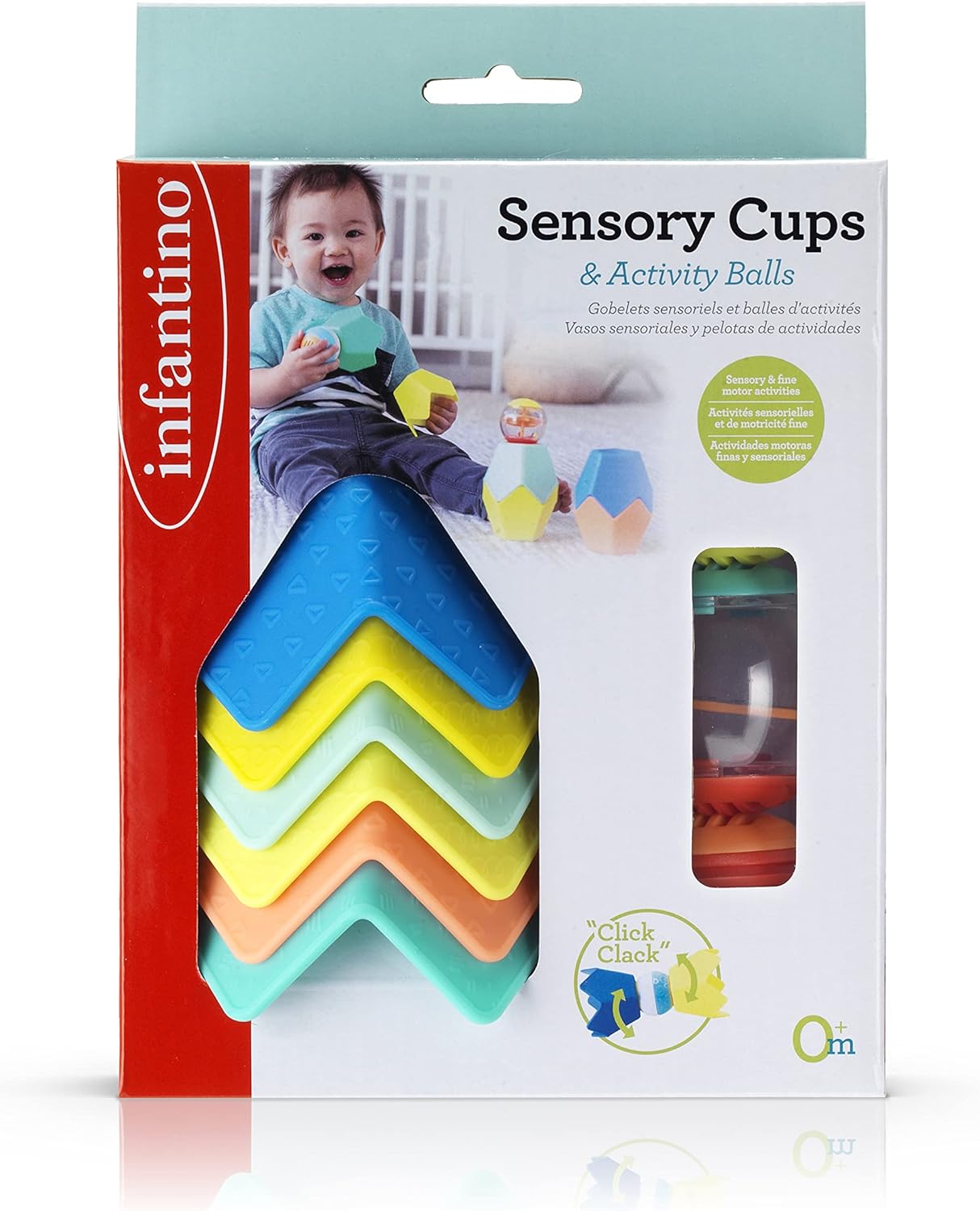 Infantino Sensory Stacking Cups & Activity Ball
