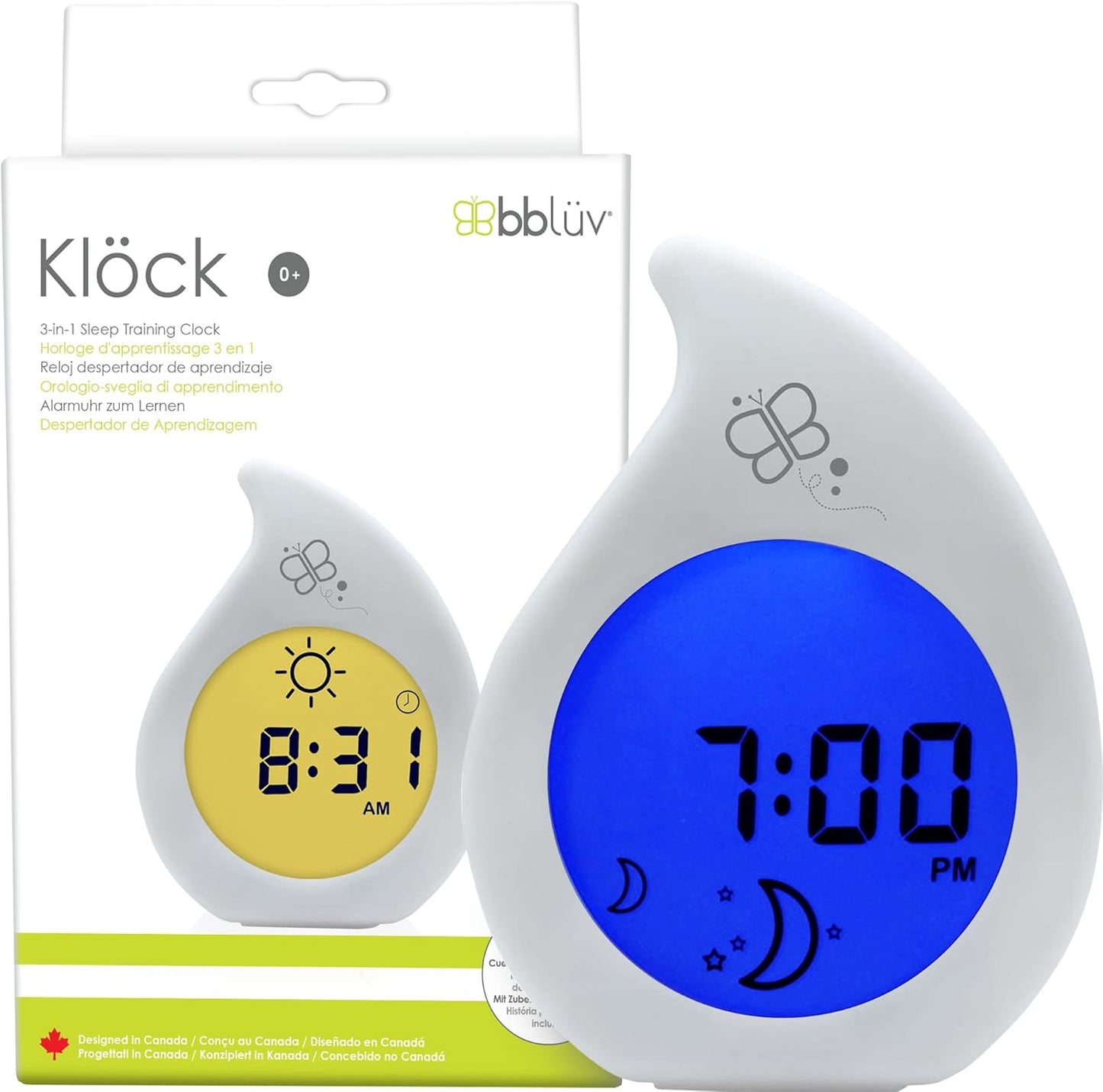 ساعة منبّه للتعلّم Klock من Bbluv