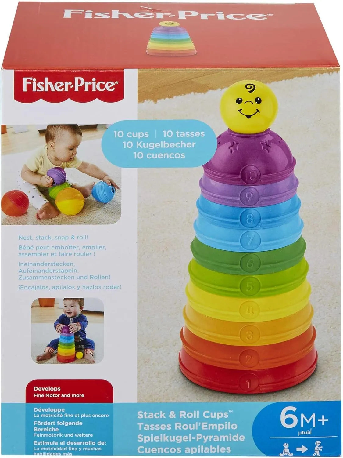 Fisher Price Stack & Roll Cups