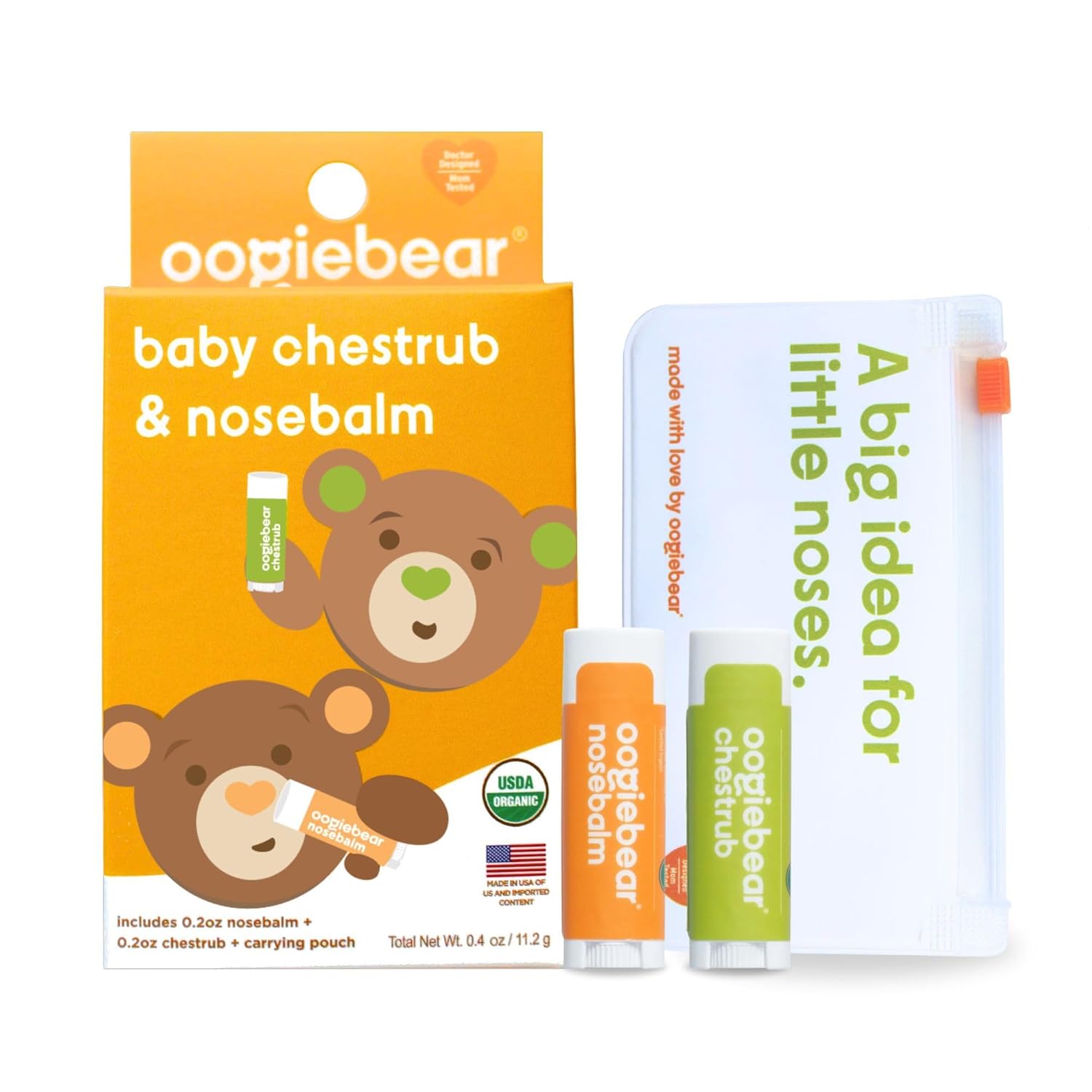 Oogiebear Organic Nourishing Body Balm to Relief Dry Itchy Skin