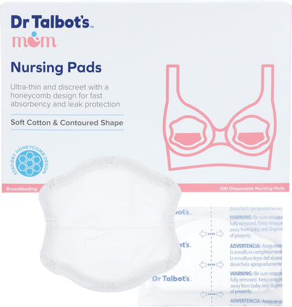 Dr. Talbot's Nursing Pads Soft Disposable Breastfeeding Pads for Moms