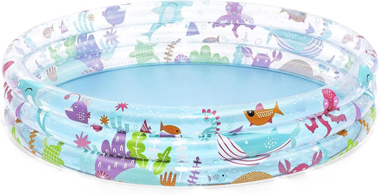 Bestway Φ60" x H12"/Φ1.52m x H30cm Deep Dive 3-Ring Pool