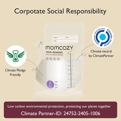 Momcozy Spout Breastmilk Storage Bags (Pack of 60)