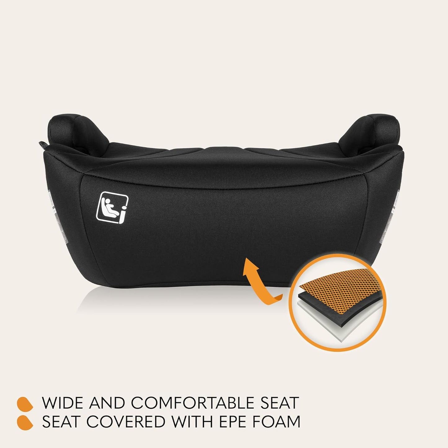 Lionelo Luuk i-Size Child Safety Car Seat (Black)