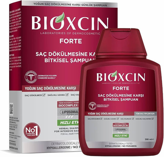 Bioxcin Forte Shampoo Against Hair Loss (300ml).