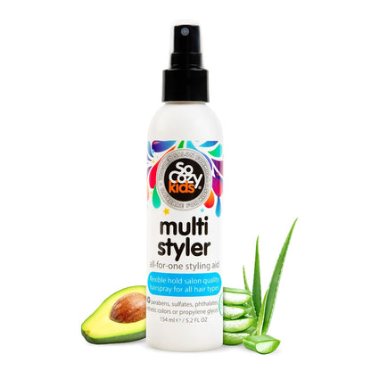 So Cozy Kids Multi Styler, Styling Hair Spray for Kids, Safe for Everyday Use (5.2 Fl Oz).