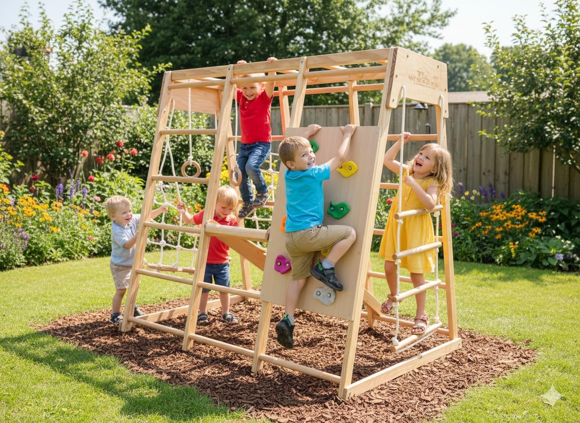 Kiddoro Cheerful Climber (171.45 cm x 114.3 cm x 167.6 cm)