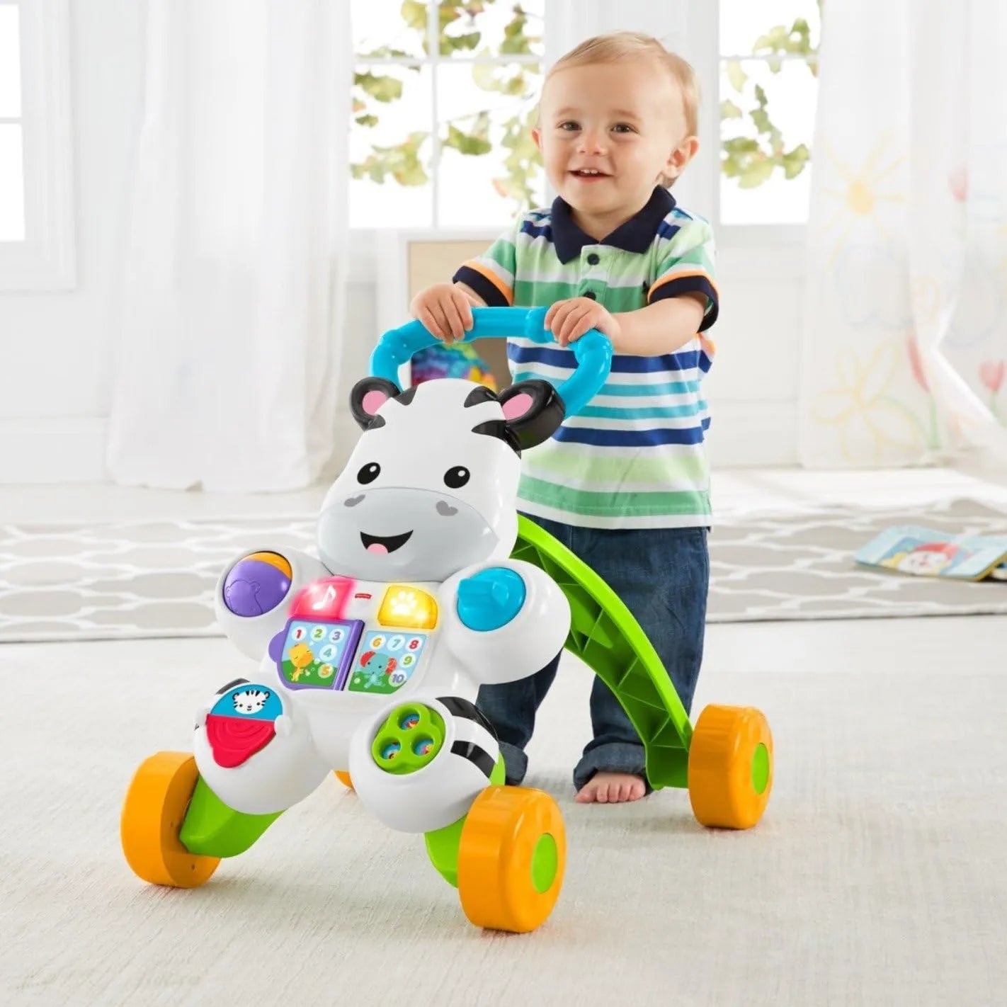 Fisher Price Baby to Toddler Toy Learn With Me Zebra