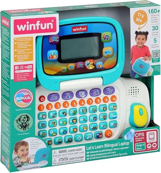 Winfun Let's Learn Bilingual Laptop