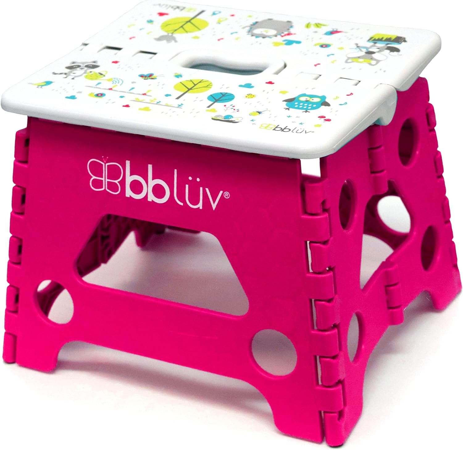 BBLUV Stëp - Foldable Step Stool- Pink