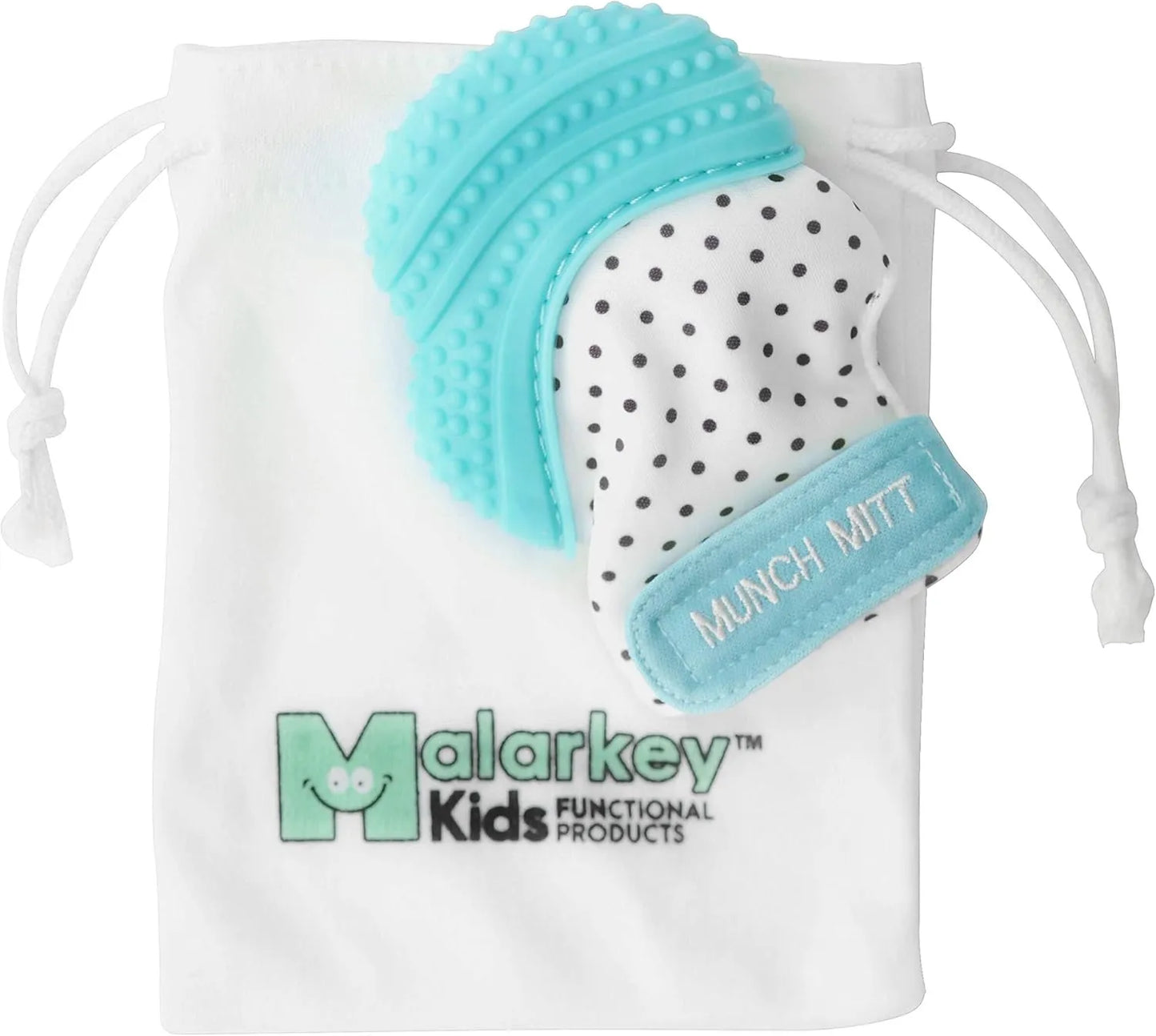 قفاز التسنين من مالاركي كيدز (أزرق مائي)