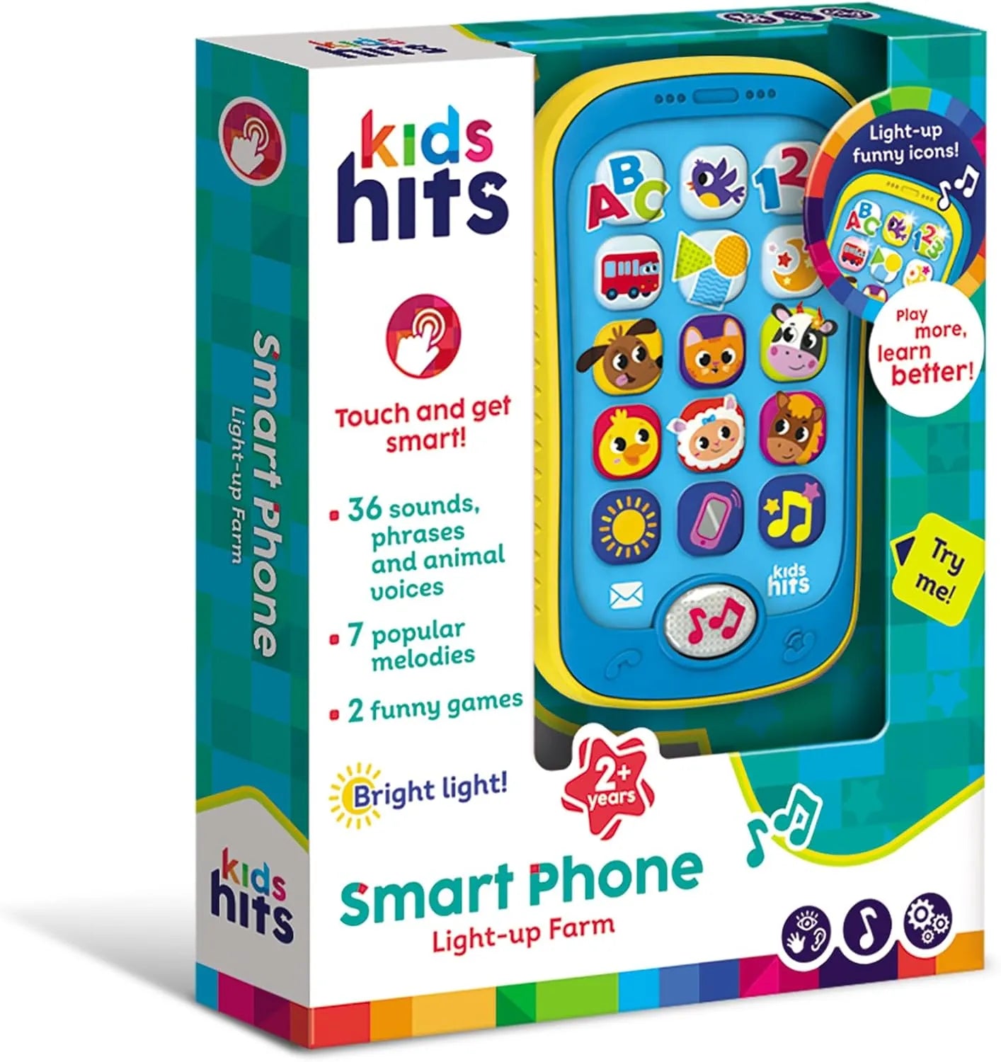 Kids Hits Smart Phone Light Up Farm