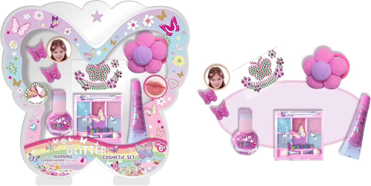 Pecoware Glitter Cosmetic Set