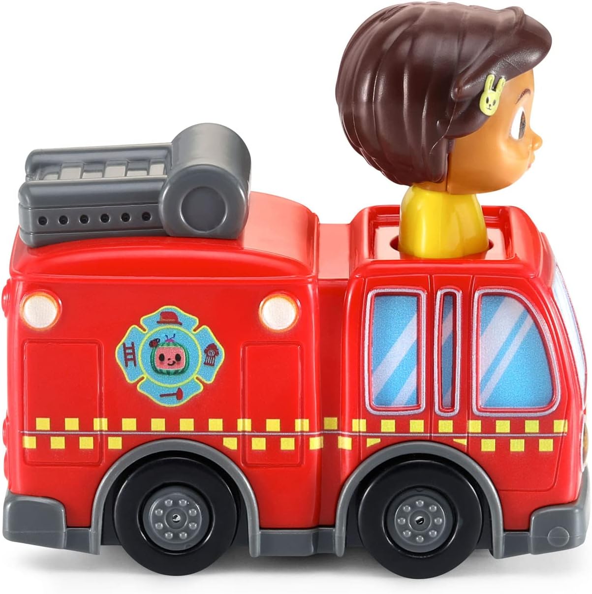 Cocomelon Go! Go! Smart Wheels Nina'S Fire Truck & Track
