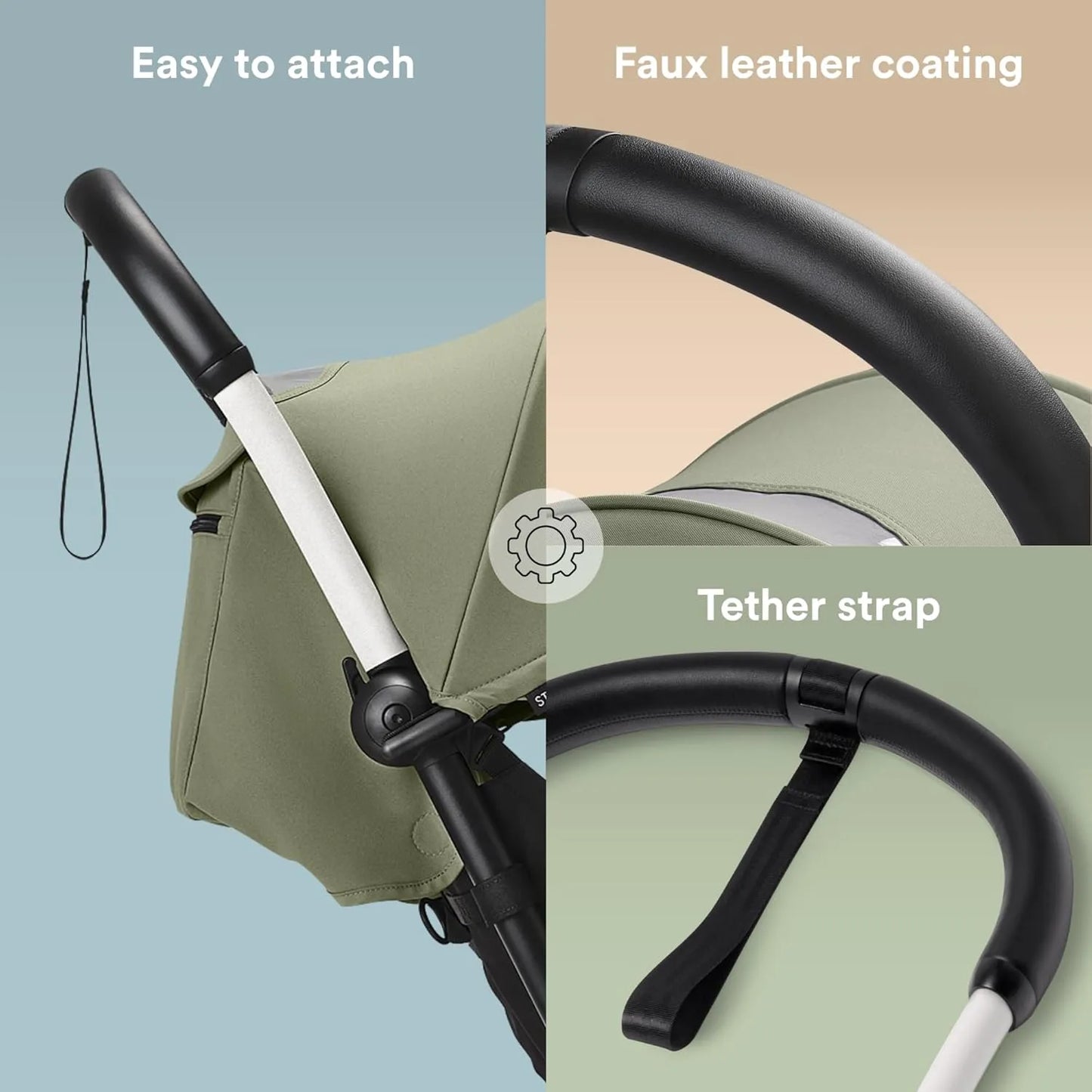 stokke leather handle Stokke YOYO3 Stroller Handlebar
