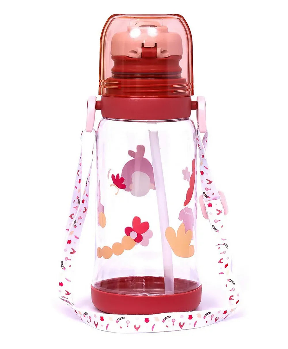 Eazy Kids Water Bottle With Straw (600ml)