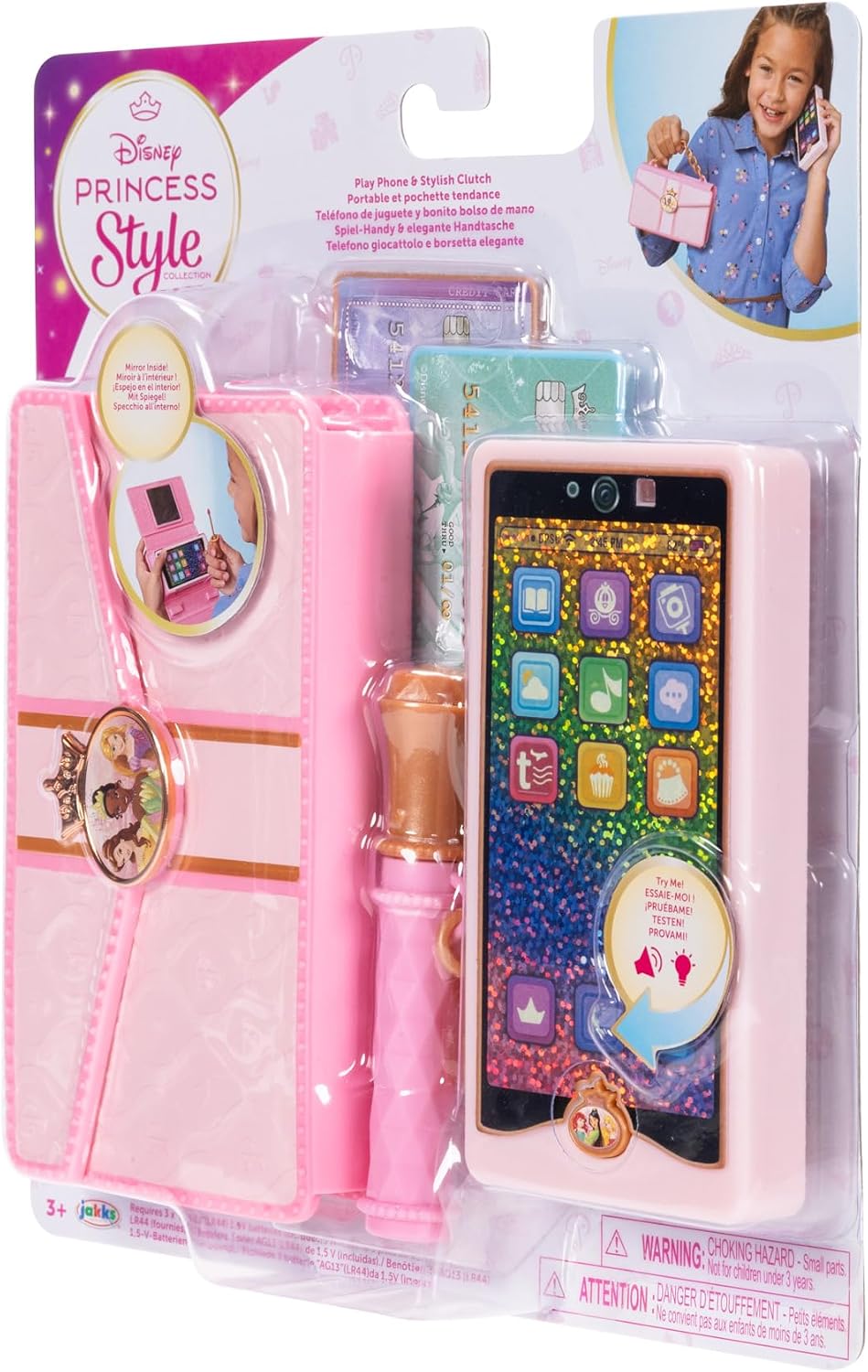 Disney Princess - Style Collection Play Phone & Stylish Clutch Case