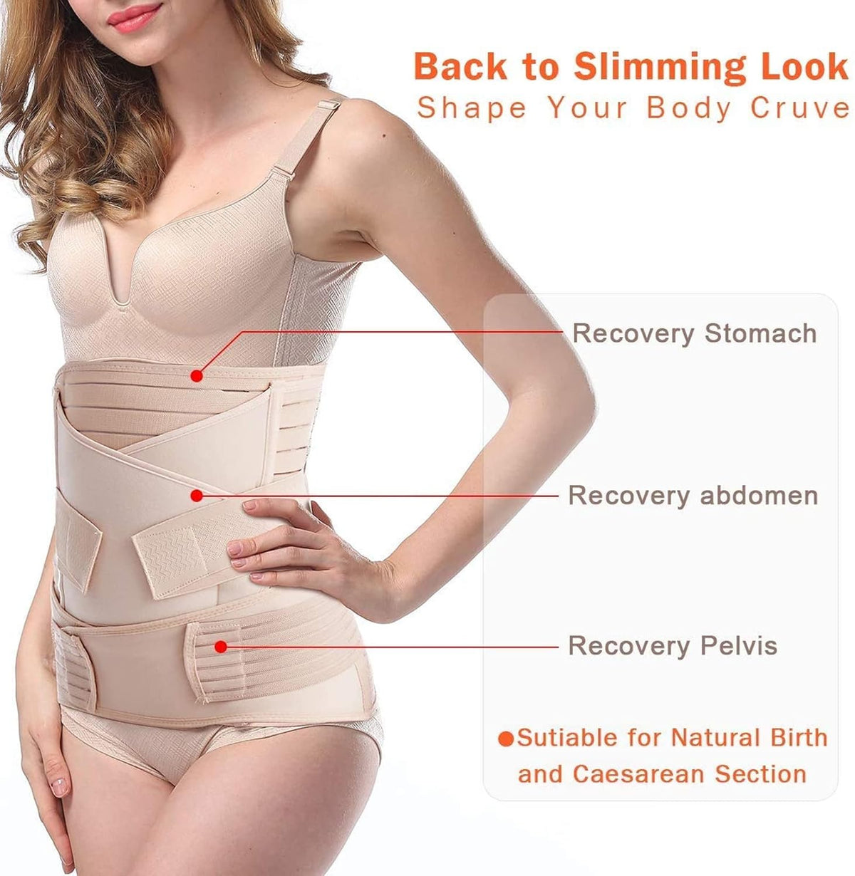 Twinkle 3 in 1 Postpartum Belt (Large)