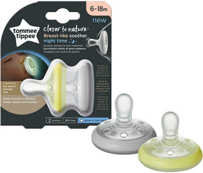 Tommee Tippee Closer To Nature Night Time Soother.