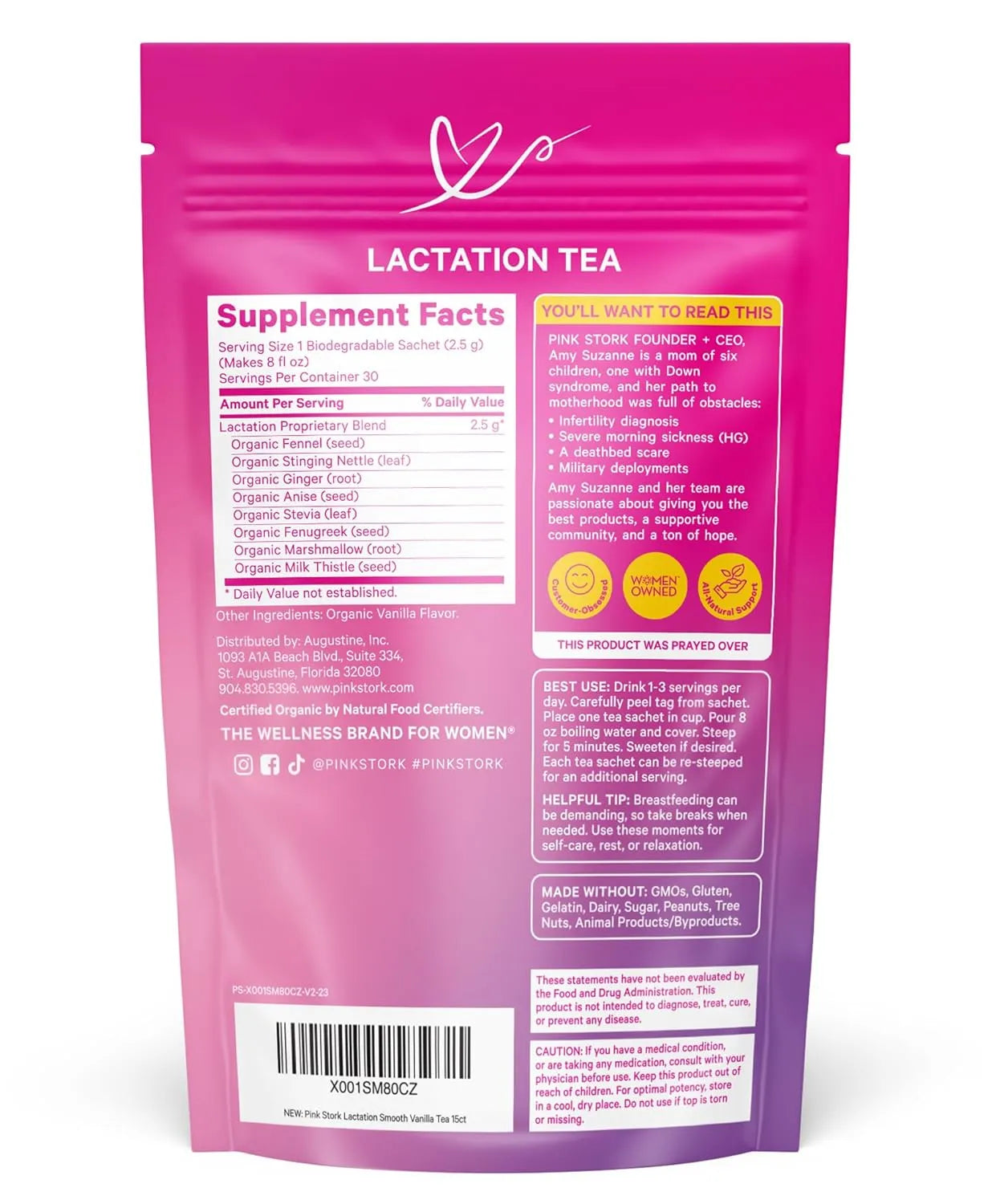 Pink Stork Organic Lactation Support Tea