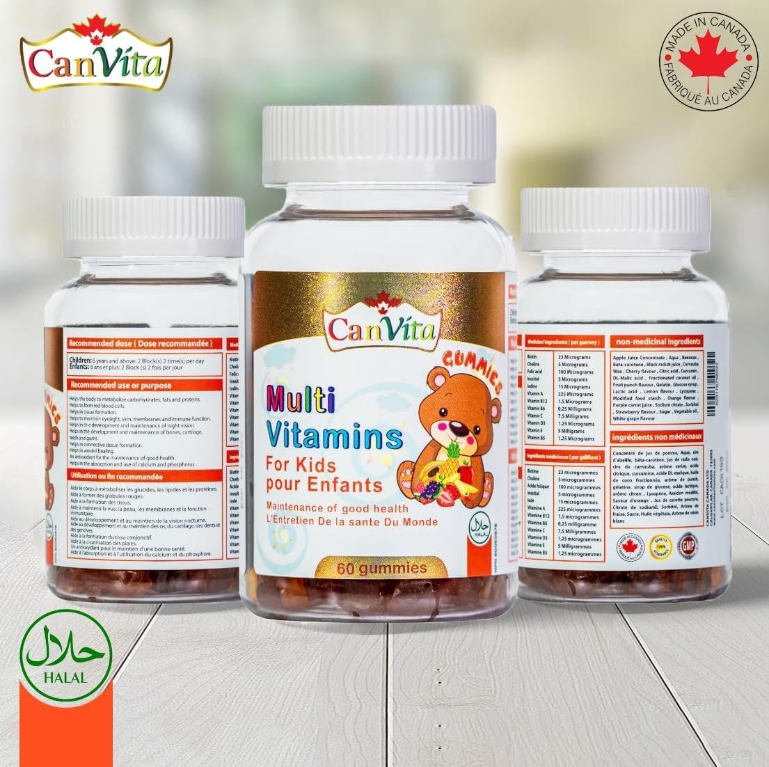 Canvita Multi Vitamins for Kids(Sugar Free)
