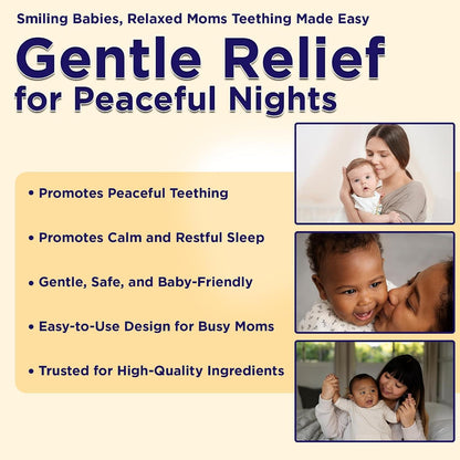 Wellements Organic Nighttime Baby Tooth Oil Teething Gum Relief* (0.5 Fl Oz) 4 Month+