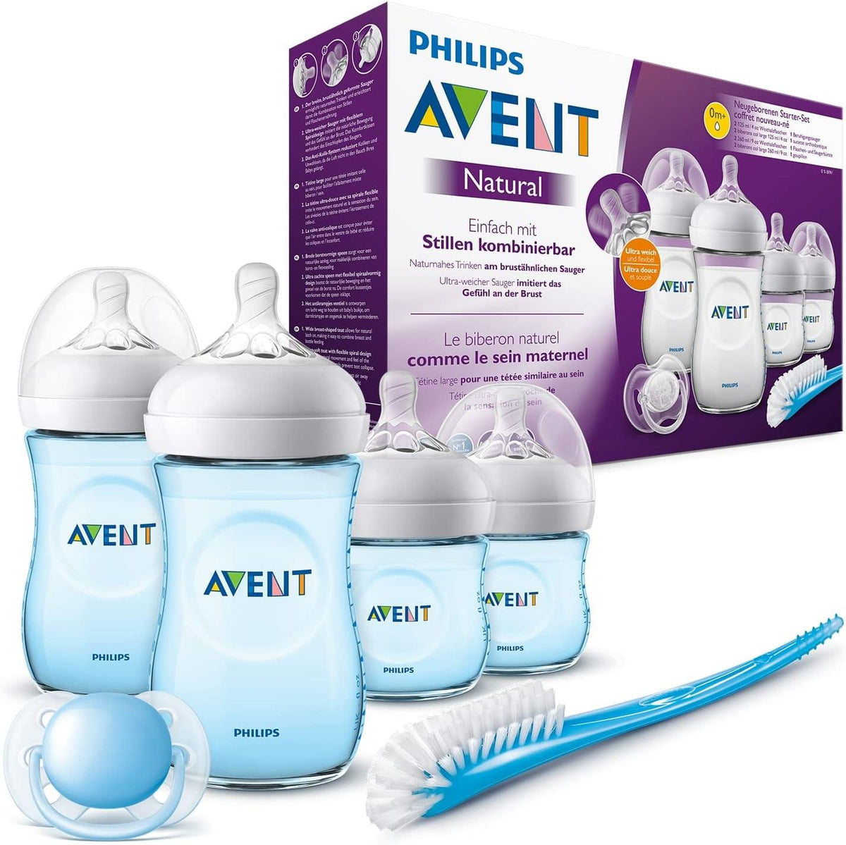 Philips Avent Natural Newborn Starter Kit, Blue