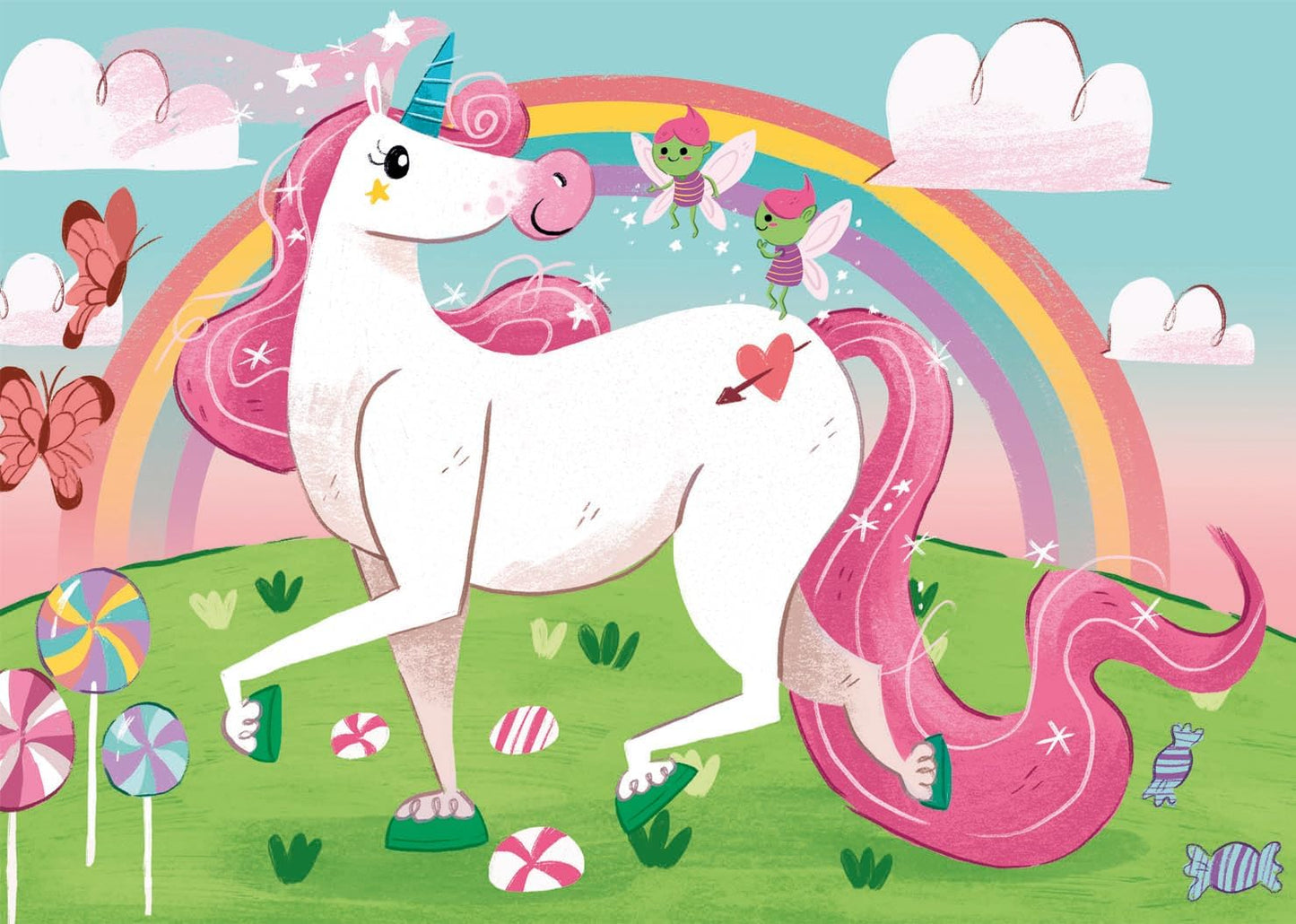 Clementoni I Believe in Unicorns 2 x 20 Piece Puzzle Set