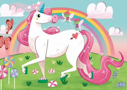 Clementoni I Believe in Unicorns 2 x 20 Piece Puzzle Set