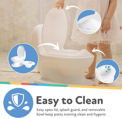 نونية Nuby My Real Potty الواقعية للأطفال الصغار (أبيض)
