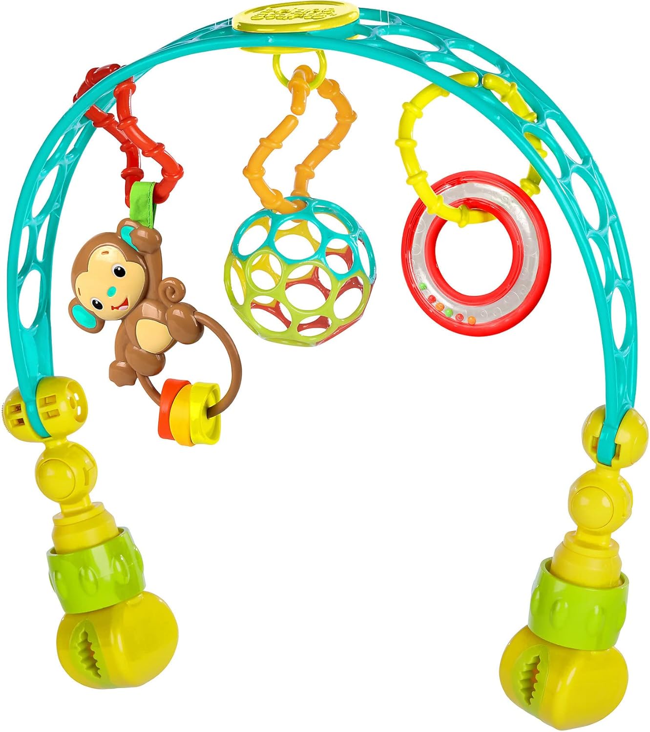 Bright Starts OBall Flex 'n Go Activity Arch Stroller or Carrier Take-Along Toy, Ages Newborn +