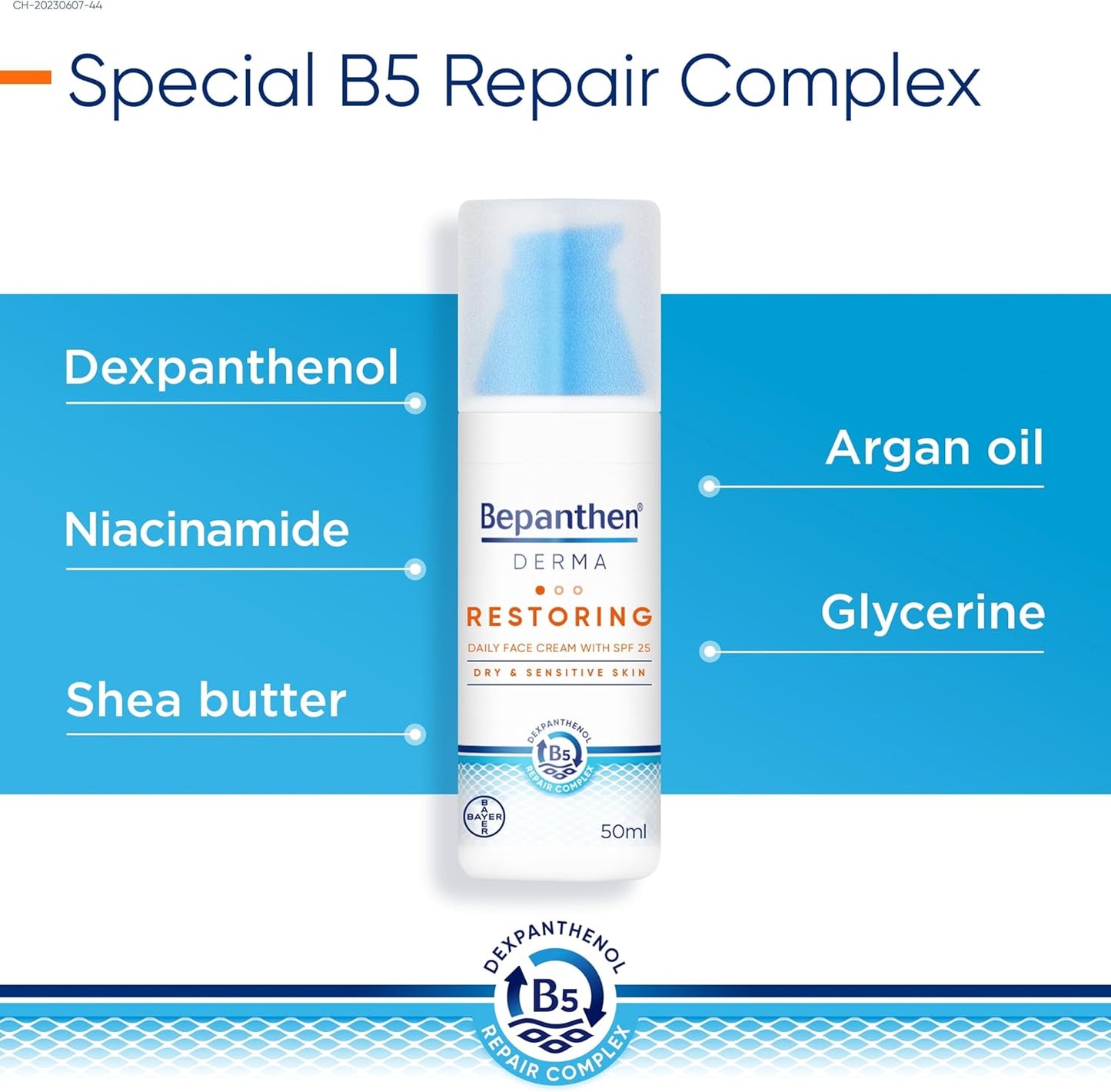 Bepanthen Derma Restoring Daily Face Cream With Spf 25 (50ml)