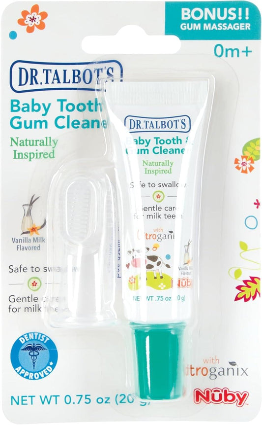 Dr. Talbot's Baby Toothpaste with Finger Brush Infant Oral Care Kit