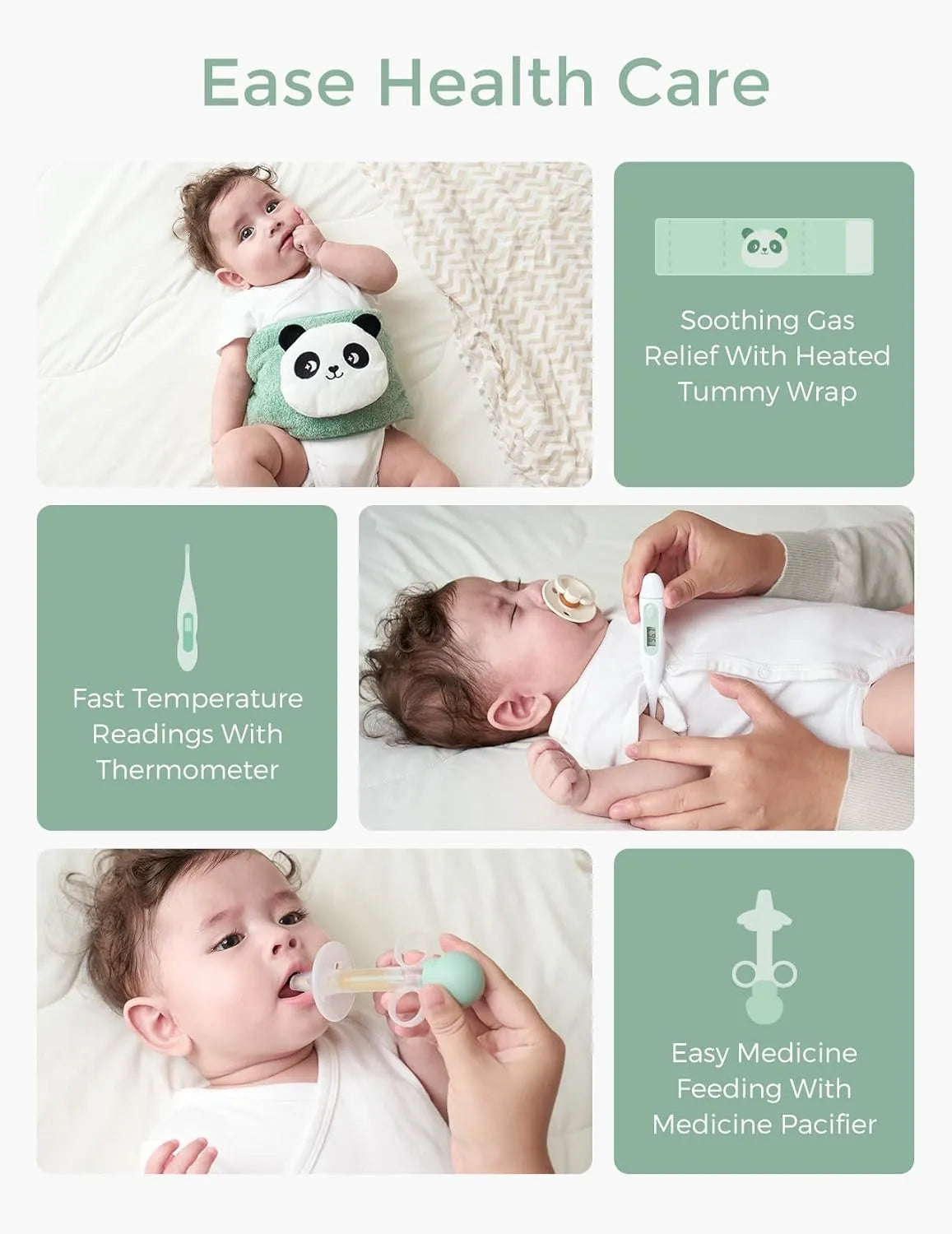 طقم الطفل النخبوي المتكامل من Momcozy