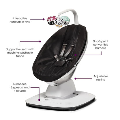 4Moms MamaRoo Multi-Motion Baby Swing With FREE Insert