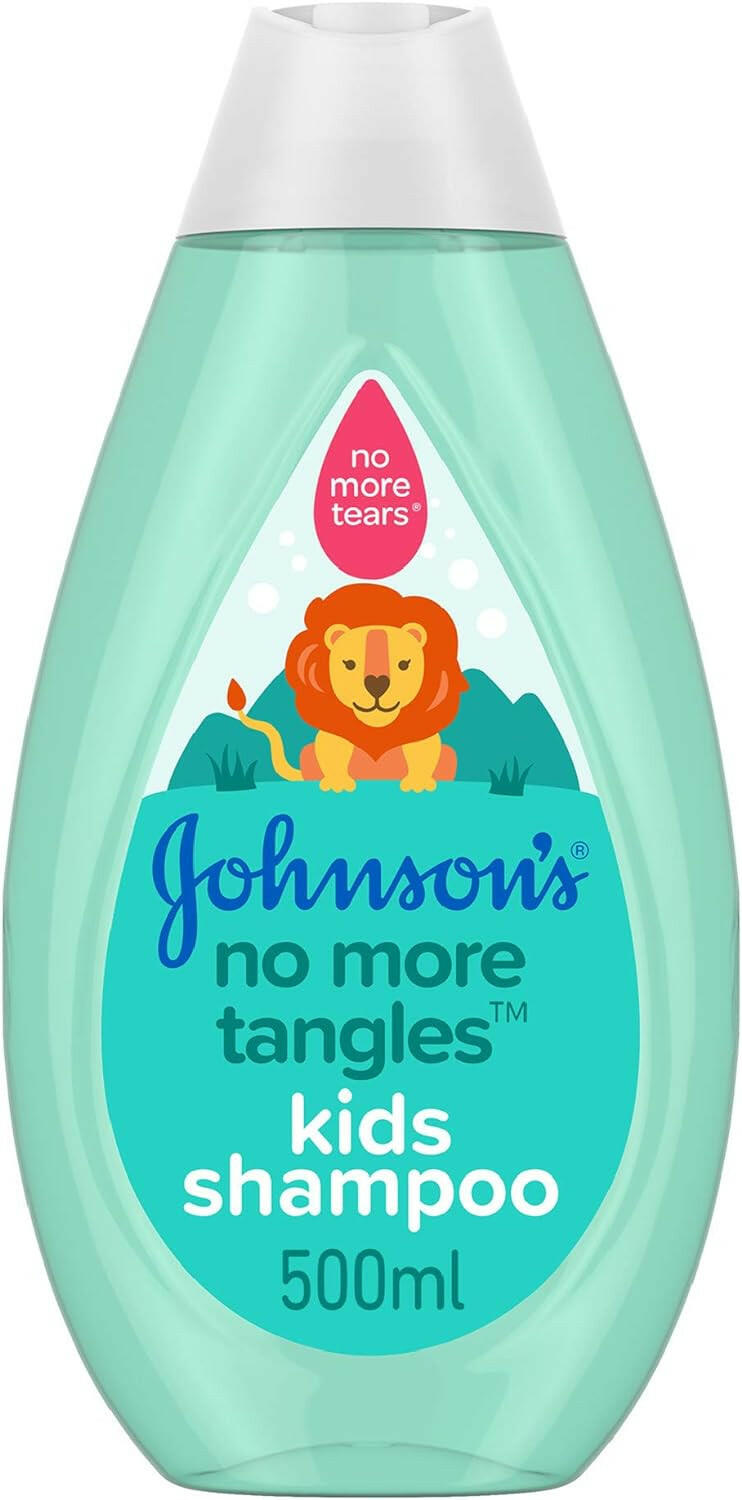 Johnson'S No More Tangles Kids Shampoo, Leaves Hair Soft, Smooth And Easy To Comb, 500ml