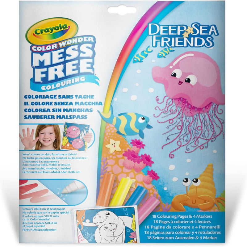 Crayola Color Wonder – Sea Friends Coloring Pages & Markers