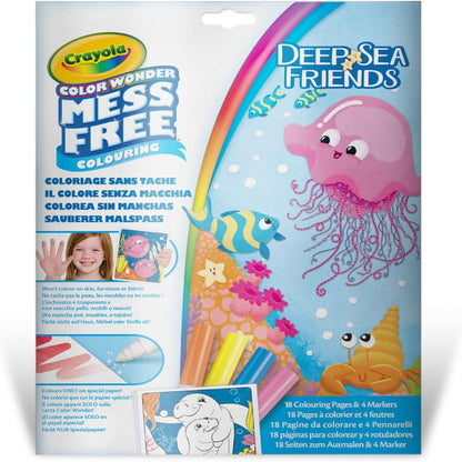 Crayola Color Wonder – Sea Friends Coloring Pages & Markers